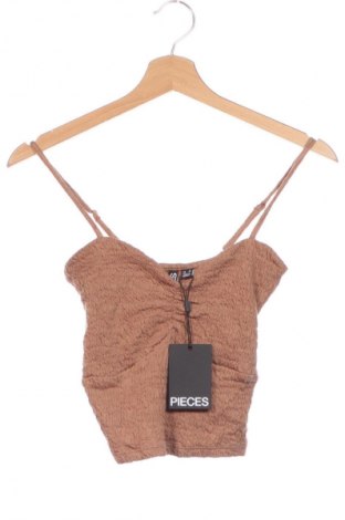Dámský top Pieces, Velikost XS, Barva Hnědá, Cena  789,00 Kč