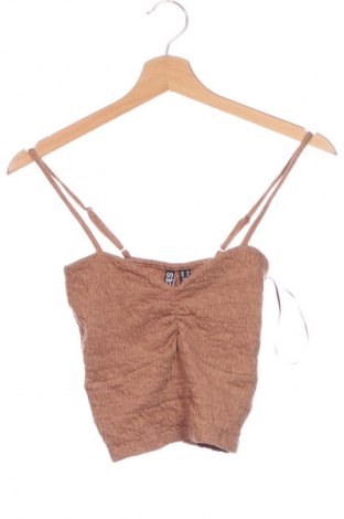 Γυναικείο τοπ Pieces, Μέγεθος XS, Χρώμα Καφέ, Τιμή 31,99 €