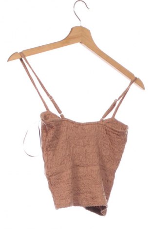 Γυναικείο τοπ Pieces, Μέγεθος XS, Χρώμα Καφέ, Τιμή 31,99 €