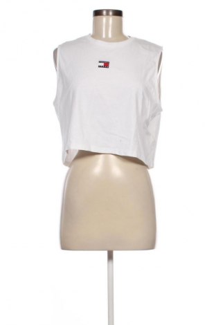 Γυναικείο τοπ Tommy Jeans, Μέγεθος L, Χρώμα Λευκό, Τιμή 37,99 €