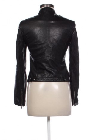 Női bőrdzseki Massimo Dutti, Méret S, Szín Fekete, Ár 42 249 Ft