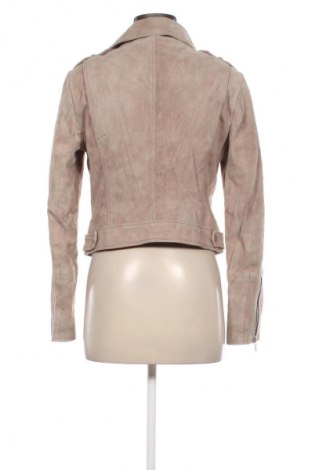 Дамско кожено яке Mint Velvet, Размер M, Цвят Бежов, Цена 359,00 лв.