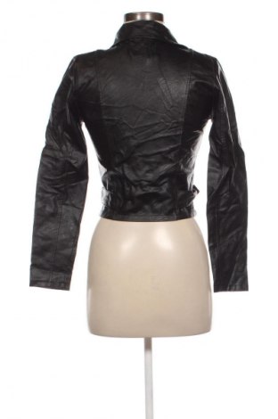 Γυναικείο δερμάτινο μπουφάν NEW COLLECTION, Μέγεθος S, Χρώμα Μαύρο, Τιμή 16,99 €