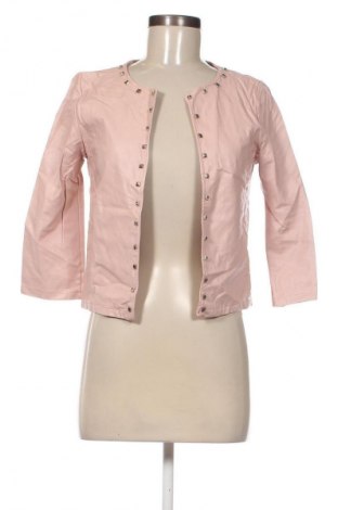 Дамско кожено яке NEW COLLECTION, Размер S, Цвят Розов, Цена 62,99 лв.