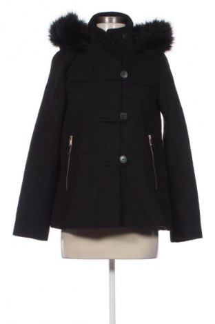 Дамско палто Zara, Размер M, Цвят Черен, Цена 68,99 лв.