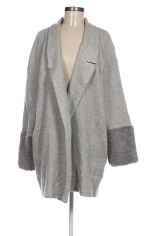 Дамско палто Zara, Размер L, Цвят Сив, Цена 22,99 лв.