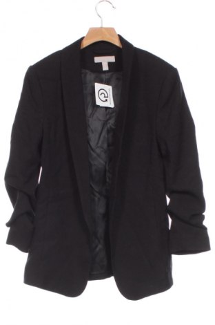 Dámske sako  H&M, Veľkosť XS, Farba Čierna, Cena  25,00 €