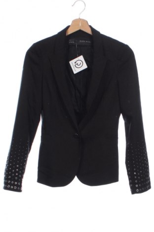 Sacou de femei Zara, Mărime XS, Culoare Negru, Preț 163,99 Lei