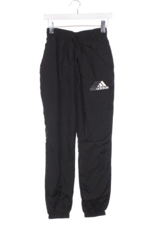 Γυναικείο αθλητικό παντελόνι Adidas, Μέγεθος XS, Χρώμα Μαύρο, Τιμή 26,99 €