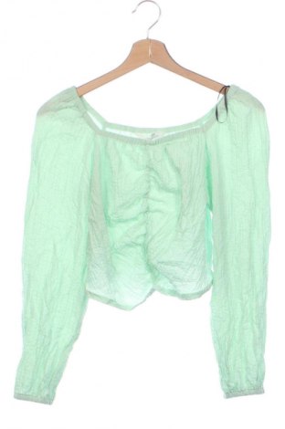 Детска блуза H&M, Размер 11-12y/ 152-158 см, Цвят Зелен, Цена 5,99 лв.