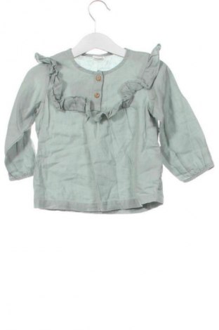 Dziecięca bluzka H&M, Rozmiar 12-18m/ 80-86 cm, Kolor Zielony, Cena 26,21 zł