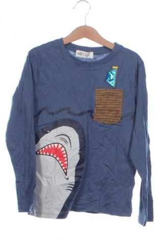 Kinder Shirt H&M, Größe 5-6y/ 116-122 cm, Farbe Blau, Preis 7,99 €