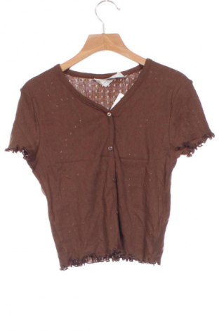 Kinder Shirt H&M, Größe 12-13y/ 158-164 cm, Farbe Braun, Preis 6,99 €