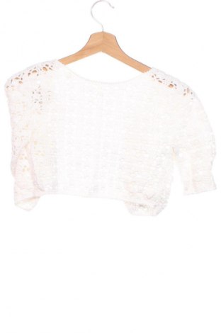 Kinder Strickjacke Unbranded, Größe 10-11y/ 146-152 cm, Farbe Weiß, Preis 7,99 €