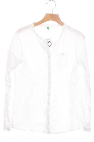 Cămașă pentru copii United Colors Of Benetton, Mărime 6-7y/ 122-128 cm, Culoare Alb, Preț 32,99 Lei
