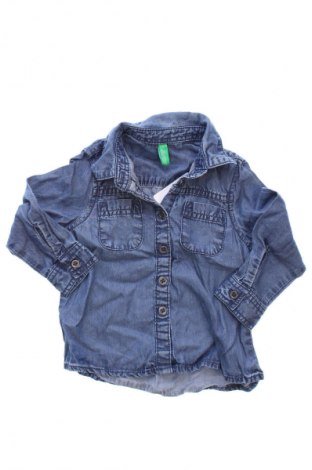 Gyerek ing United Colors Of Benetton, Méret 1-2m / 50-56 cm, Szín Kék, Ár 3 089 Ft