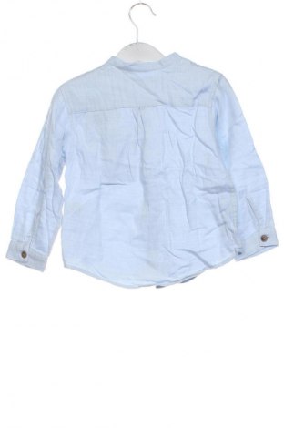 Детска риза Zara, Размер 18-24m/ 86-98 см, Цвят Син, Цена 14,99 лв.