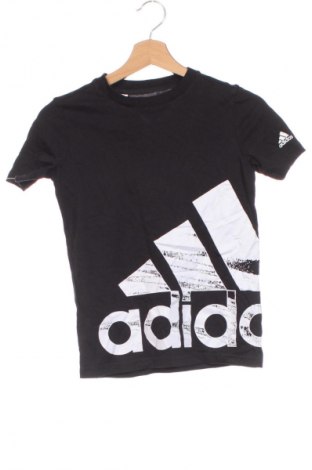 Детска тениска Adidas, Размер 8-9y/ 134-140 см, Цвят Черен, Цена 20,99 лв.