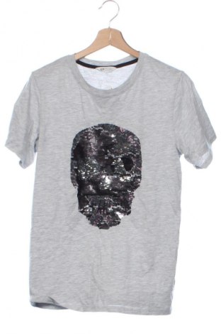 Tricou pentru copii H&M, Mărime 14-15y/ 168-170 cm, Culoare Gri, Preț 15,99 Lei