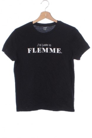 Dziecięcy T-shirt Kiabi, Rozmiar 15-18y/ 170-176 cm, Kolor Czarny, Cena 32,99 zł