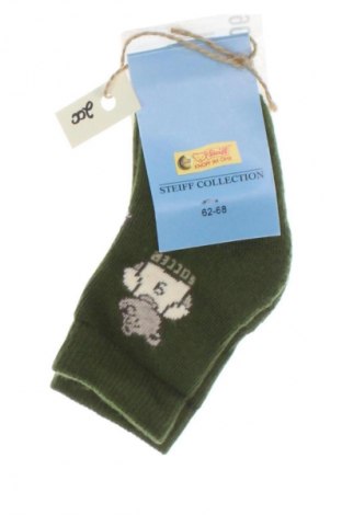 Skarpety dziecięce Steiff, Rozmiar 3-6m/ 62-68 cm, Kolor Zielony, Cena 46,00 zł
