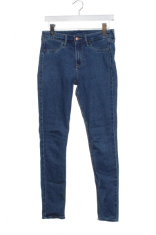 Blugi pentru copii H&M, Mărime 13-14y/ 164-168 cm, Culoare Albastru, Preț 84,21 Lei