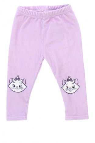Dziecięce legginsy Disney, Rozmiar 9-12m/ 74-80 cm, Kolor Fioletowy, Cena 32,18 zł