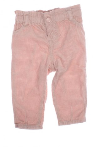 Dětské kalhoty  H&M, Velikost 9-12m/ 74-80 cm, Barva Popelavě růžová, Cena  266,00 Kč