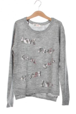 Kinderpullover H&M, Größe 8-9y/ 134-140 cm, Farbe Grau, Preis 6,99 €
