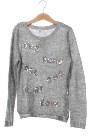 Pulover pentru copii H&M, Mărime 8-9y/ 134-140 cm, Culoare Gri, Preț 45,00 Lei