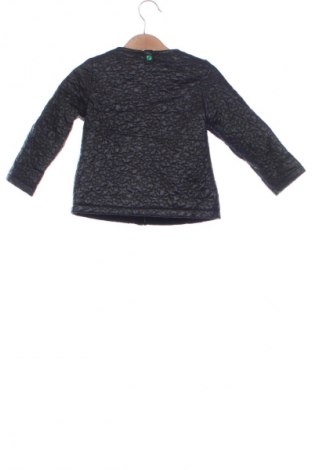 Kinder Lederjacke United Colors Of Benetton, Größe 2-3y/ 98-104 cm, Farbe Schwarz, Preis 51,99 €