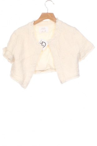 Kindersakko Zara, Größe 8-9y/ 134-140 cm, Farbe Ecru, Preis 13,99 €