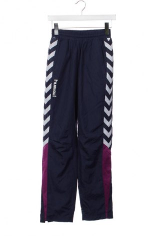 Pantaloni de trening, pentru copii Hummel, Mărime 15-18y/ 170-176 cm, Culoare Albastru, Preț 91,99 Lei