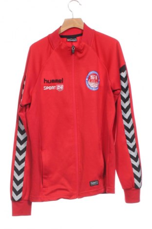 Dziecięca sportowa bluza Hummel, Rozmiar 15-18y/ 170-176 cm, Kolor Czerwony, Cena 80,46 zł