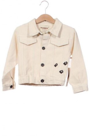 Kinderjacke Unbranded, Größe 3-4y/ 104-110 cm, Farbe Ecru, Preis 17,99 €