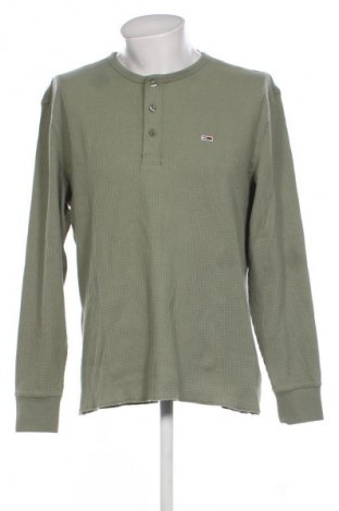 Мъжка блуза Tommy Jeans, Размер L, Цвят Зелен, Цена 117,99 лв.