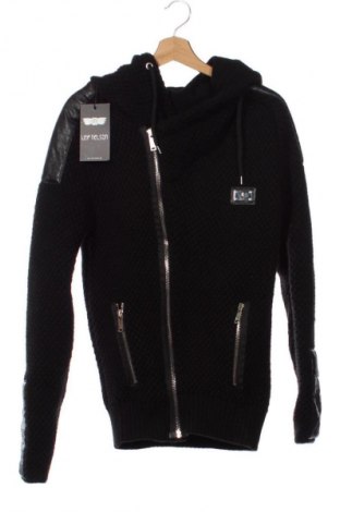 Herren Strickjacke Leif Nelson, Größe L, Farbe Schwarz, Preis 34,99 €