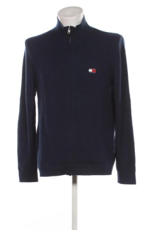 Herren Strickjacke Tommy Jeans, Größe XL, Farbe Blau, Preis 139,99 €