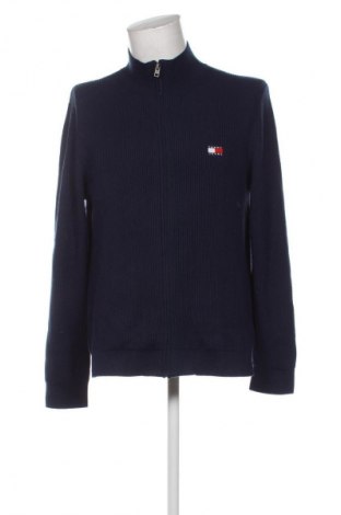 Herren Strickjacke Tommy Jeans, Größe XL, Farbe Blau, Preis 64,99 €