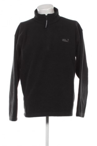 Ανδρική μπλούζα fleece Jack Wolfskin, Μέγεθος XXL, Χρώμα Μαύρο, Τιμή 35,99 €