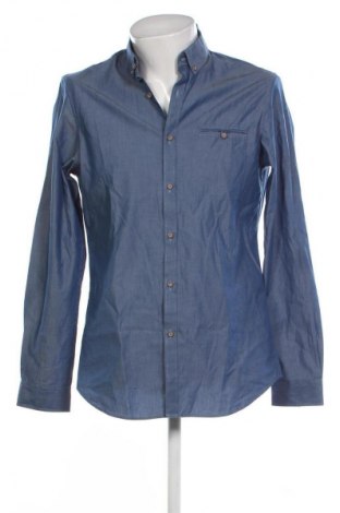 Herrenhemd Angelo Litrico, Größe M, Farbe Blau, Preis € 15,00