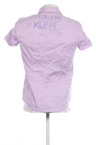 Herrenhemd Calvin Klein Jeans, Größe M, Farbe Lila, Preis 20,99 €