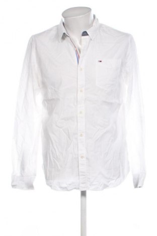 Herrenhemd Hilfiger Denim, Größe L, Farbe Weiß, Preis 102,99 €