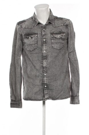Ανδρικό πουκάμισο Hilfiger Denim, Μέγεθος M, Χρώμα Γκρί, Τιμή 38,99 €