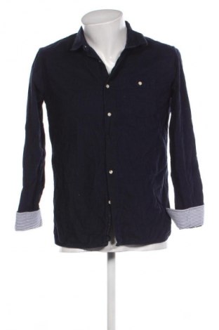 Herrenhemd Knowledge Cotton Apparel, Größe M, Farbe Blau, Preis 18,99 €
