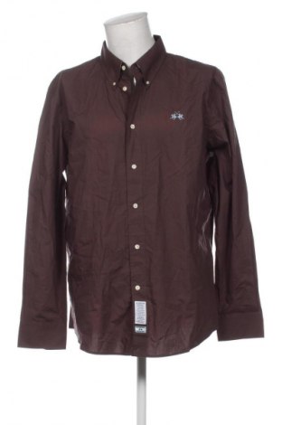 Herrenhemd La Martina, Größe 3XL, Farbe Braun, Preis € 94,27