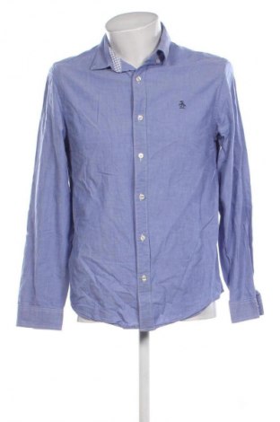 Herrenhemd Original Penguin, Größe L, Farbe Blau, Preis 15,99 €