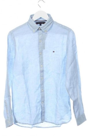 Męska koszula Tommy Hilfiger, Rozmiar XS, Kolor Niebieski, Cena 599,99 zł