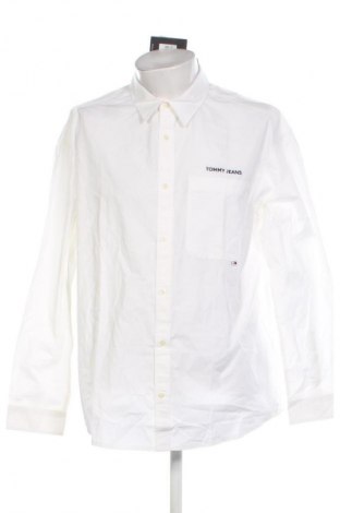 Ανδρικό πουκάμισο Tommy Jeans, Μέγεθος XL, Χρώμα Εκρού, Τιμή 85,99 €