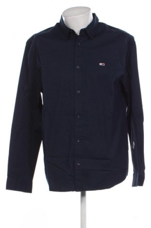 Męska koszula Tommy Jeans, Rozmiar XL, Kolor Niebieski, Cena 384,99 zł